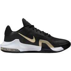 Donna - Nike Air Max Scarpe da Basket Nike Air Max Impact 4 - Black/Anthracite/White/Metallic Gold Star