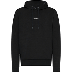 Calvin Klein Mens Cotton-Stretch Logo Hoodie Darling