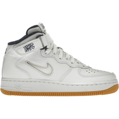 Nike Air Force 1 Mid M - White/Midnight Navy/Gum Yellow/White