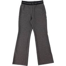 Calvin Klein Bukser Calvin Klein Punto Logo Tape Flare - Dark Gray Heather