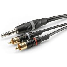 Sommer cable HBP-6SC2-0300 Tilslutningskabel [2x Cinch-stik