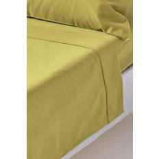 Textiles Homescapes Double, 1000 Thread Count Egyptian Luxury Bed Sheet Green