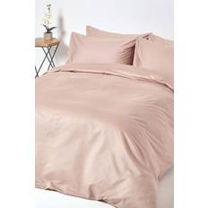 Textiles Homescapes Mink Beige Egyptian Duvet Cover Beige