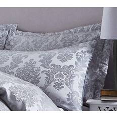 Catherine Lansfield Damask Jacquard Cushion Cover Silver