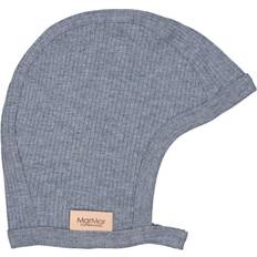 MarMar Copenhagen Ribbed Balaclava Moonstone Mel - Grey