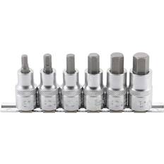 BGS Technic Bit Socket Set 1/2' hex Topnøgle