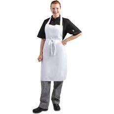 Textiles Whites Chefs Clothing Whites Bib Apron Polycotton Apron White