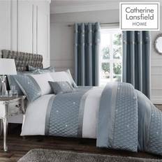 Textiles Catherine Lansfield Sequin Cluster Duvet Cover Blue, Multicolour