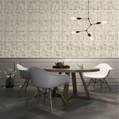 Boutique Sieta Silver effect Embossed Wallpaper