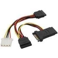 Sata strøm InLine SATA strøm adapter 2