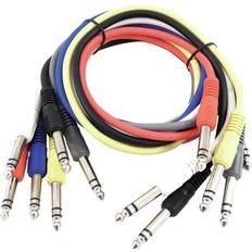 Kabel 6.3 jack Omnitronic cable 6.3 Patchcord stereo