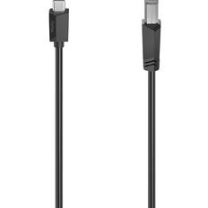 Kabels Hama Cable USB-C to USB-B 480 Mbps 1.5m