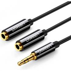 Aux splitter Ugreen Splitter 1x No Microphone Black