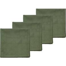 Södahl Star Damask Tissue Stofserviet Grøn (45x45cm)