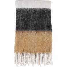 House Nordic Sintra Plaid Tæppe Brun, Hvid, Sort (170x130cm)