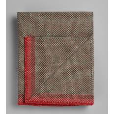 Røros Tweed Røros Uldplaid Una, Green/Red Tæppe Rød, Grøn (200x150cm)
