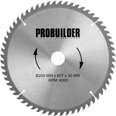 ProBuilder Tilbehør til elværktøj ProBuilder Klinge Ø255x30x3.0mm T60