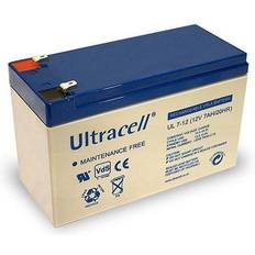 12v 7ah Wentronic Ultracell oem Batteria ricaricabile al piombo 12V 7Ah UL7-12 (Faston 187 4.8 mm)