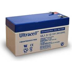 Battery 12v Ultracell Lead acid battery 12 V 1.3 Ah (UL1.3-12)