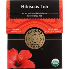 USDA Organic Drinks Buddha Teas Organic Hibiscus Tea 27g 18pcs