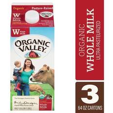 Organic Valley Whole Milk 64 3/Pack 307-00348