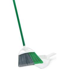 Gray Brushes Libman Precision Angle Broom with Dust Pan 4 Sets/Carton 206