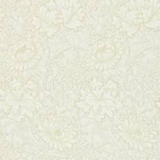 Morris & Co Non woven tapeter Morris & Co Chrysanthemum Chalk