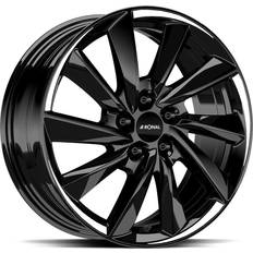 Ronal R70 JET BLACK WHITE TAIL 7,5x18 ET:49