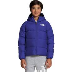 The North Face Boys' Reversible North Down Hooded Jacket, Asphalt Grey