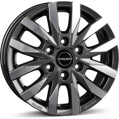 Borbet CW6 Mistral Anthracite Polished Glossy 6.5 x 16 6 130 ET62