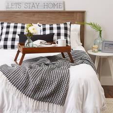 DII Cotton Arrowhead Blankets Gray, Brown, Multicolor (152.4x127cm)