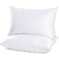 Polyester Bed Pillows EIUE Hotel White Bed Pillow (76.2x50.8)