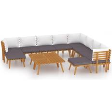 Wood Outdoor Lounge Sets vidaXL 3087021 Outdoor Lounge Set