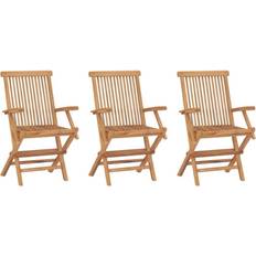 Garden & Outdoor Furniture vidaXL 315444 3-pack Garden Dining Chair