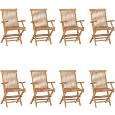 vidaXL 3096595 8-pack Garden Dining Chair