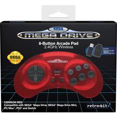 Mega Drive 2.4G Wireless Gamepad (Nintendo Switch) - Crimson Red