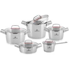 Gerlach Superior Cookware Set with lid 10 Parts