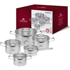 Gerlach Ambiente Cookware Set with lid 10 Parts