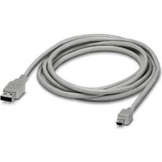 Phoenix Contact CABLE-USB/MINI-USB-3,0M USB A Mini-USB B Gris