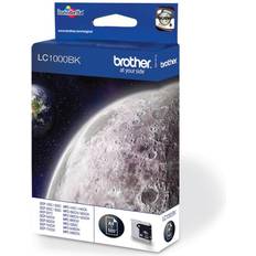 Brother lc1000 value pack blæk og toner Brother LC-1000BK (4-Pack)