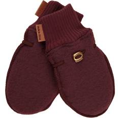 3-6M Vanter Børnetøj Mikk-Line Brushed Wool Mittens - Decadent Chocolate (9315)