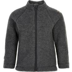 Mikk line uld jakke Mikk-Line Baby Wool Jacket - Anthracite Melange (50001NOOS)