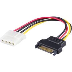 Kabeladaptere - SATA-SATA Kabler Deltaco 15 0.3m