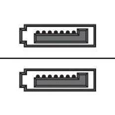 SATA-SATA Kabels Sharkoon SATA III Sleeve Kabel