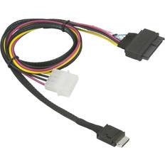 SuperMicro CBL-SAST-1011 75cm OCuLink to PCIE SFF-8639 U.2 With Power Cable