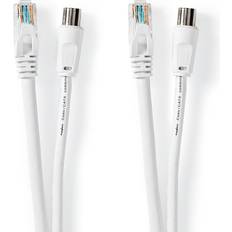 Kabler Nedis Coax & CAT6 Combi Cable, 3.00