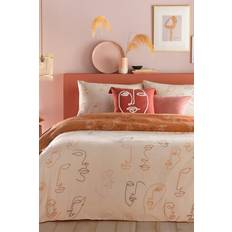 Furn Furn. Kindred King Duvet Cover Yellow, Red, Orange, Beige
