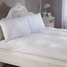 Percale Mattress Covers Cascade Home Luxury Like Down Mattress Cover White (190x135cm)