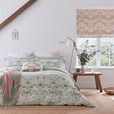 William Morris & Co 220 Thread Count Strawberry Thief Duvet Cover Pink