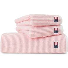 Lexington Original Striped Badlakan Rosa, Vit (50x30cm)